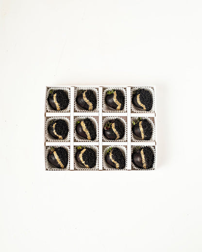 Dark Chocolate Covered Strawberries by NJD