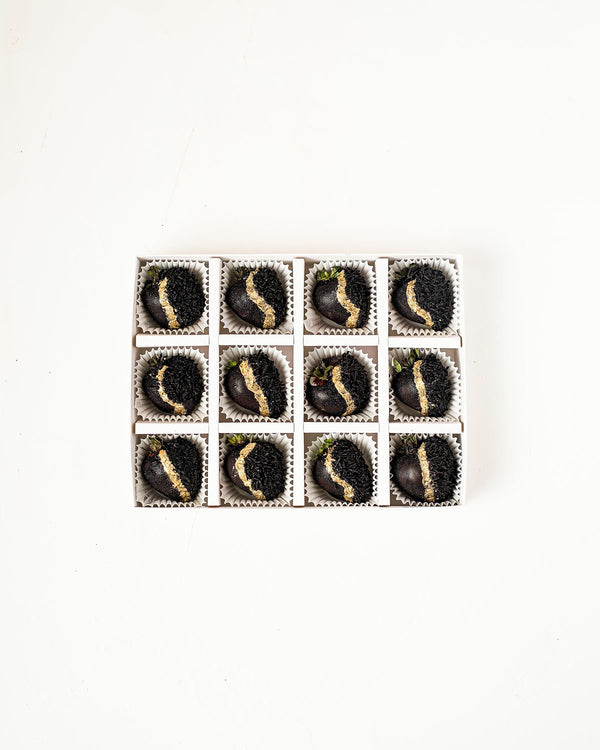 Dark Chocolate Covered Strawberries by NJD