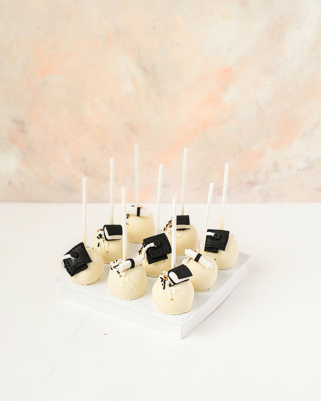 Graduation Cake pops by NJD