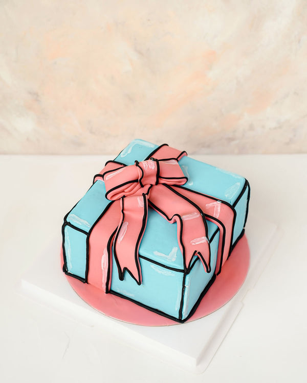 Gift Cartoon Cake by NJD