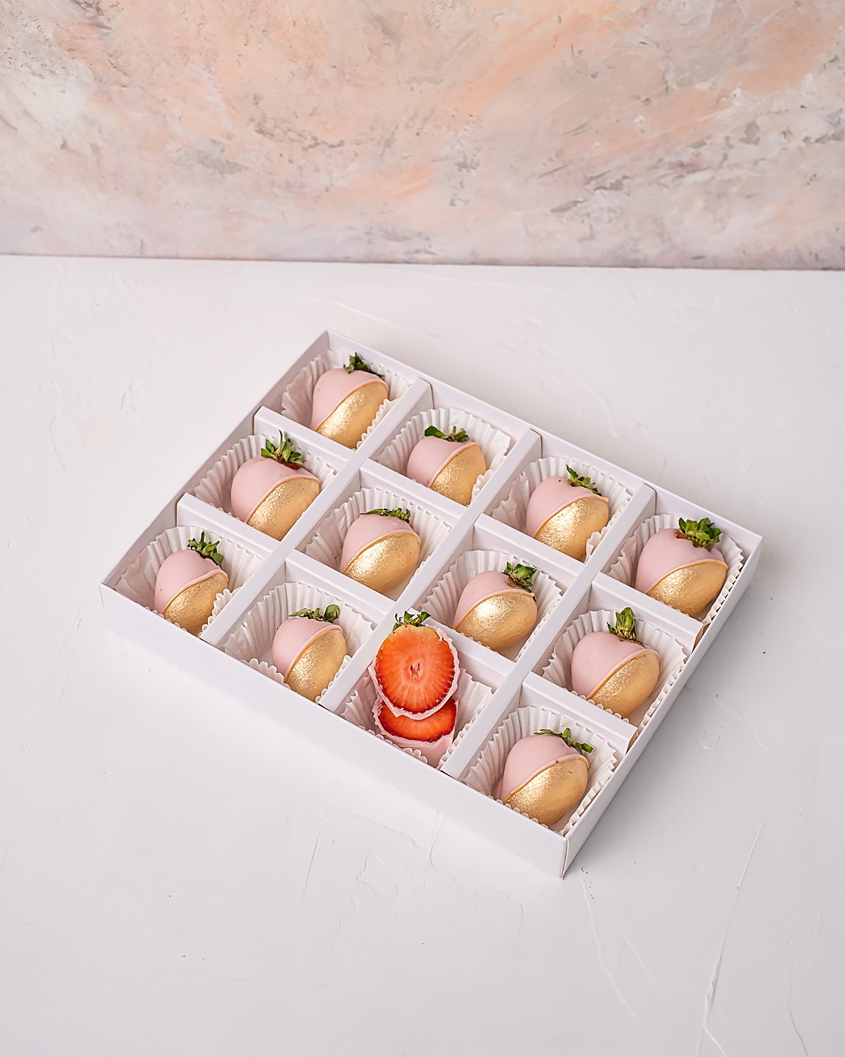 Ruby and Gold Strawberries by NJD