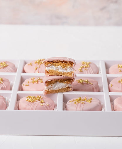 12 Vanilla and cream Cake Bites by NJD