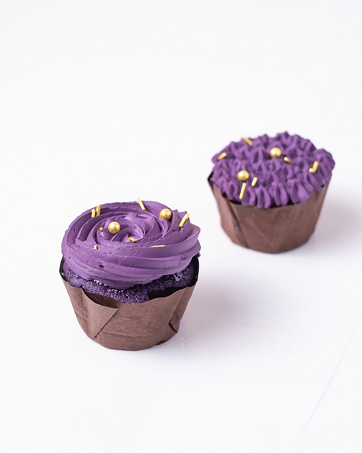 2 Purple Velvet Cupcakes by NJD