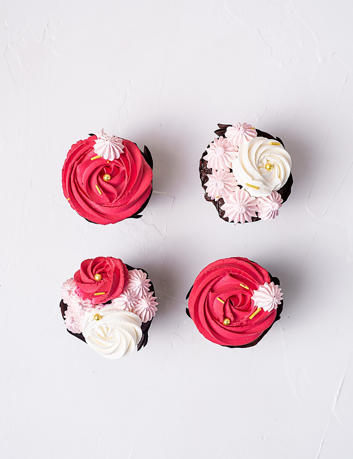 4 Mothers Day Cupcakes