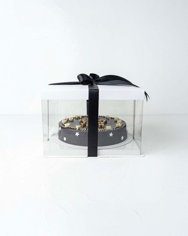 Happy New Year Cake with Chocolate