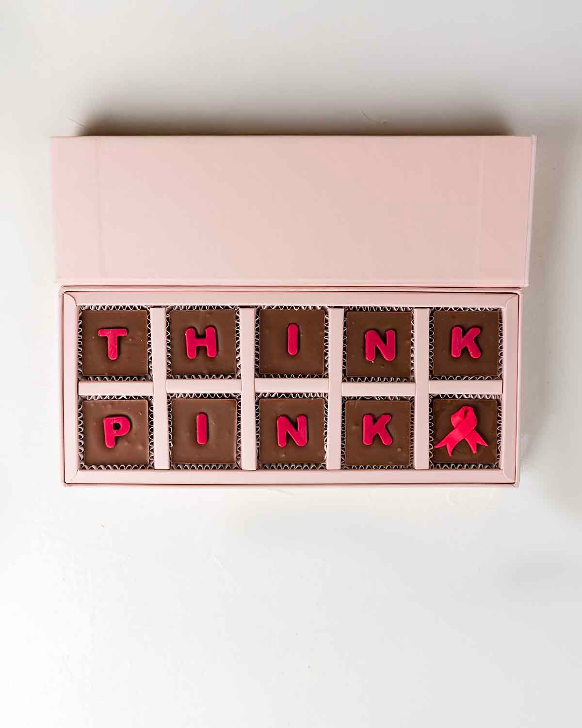 Milk Chocolate Think Pink