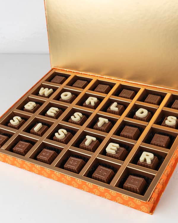 World's Best Sister Chocolate Box by NJD