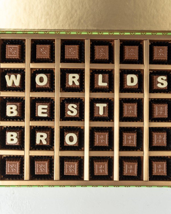 World's Best Brother Chocolate Box by NJD