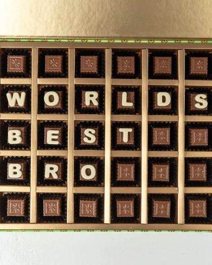 World's Best Brother Chocolate Box by NJD