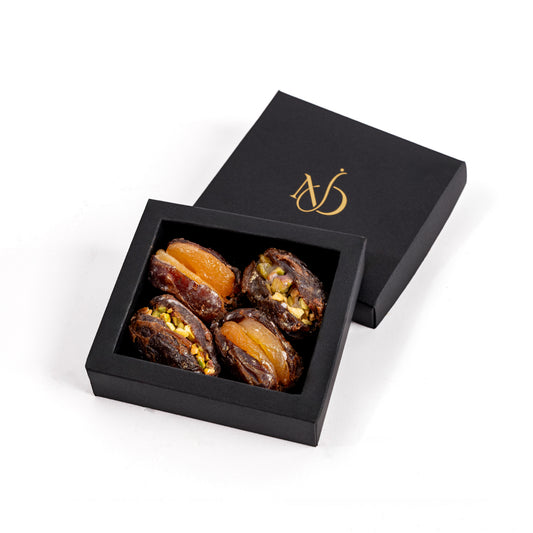 Luxury Eid Stuffed Dates 4pcs Gift Box