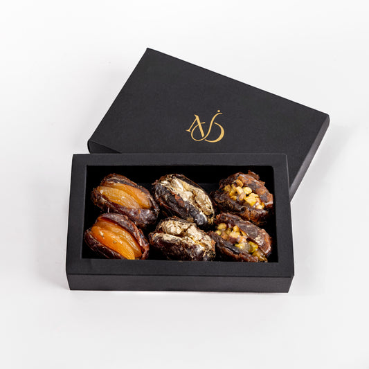 Luxury Eid Stuffed Dates 6pcs Gift Box