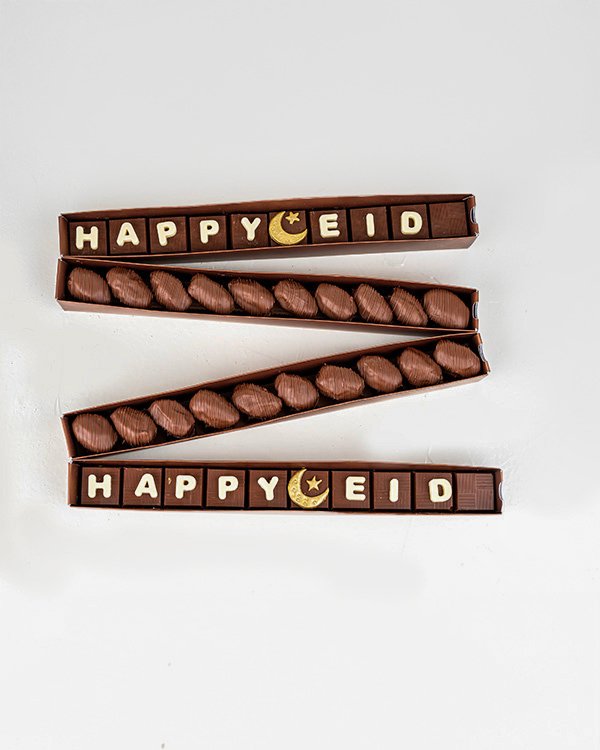 Set of 4 Happy EID Chocolates and Dates