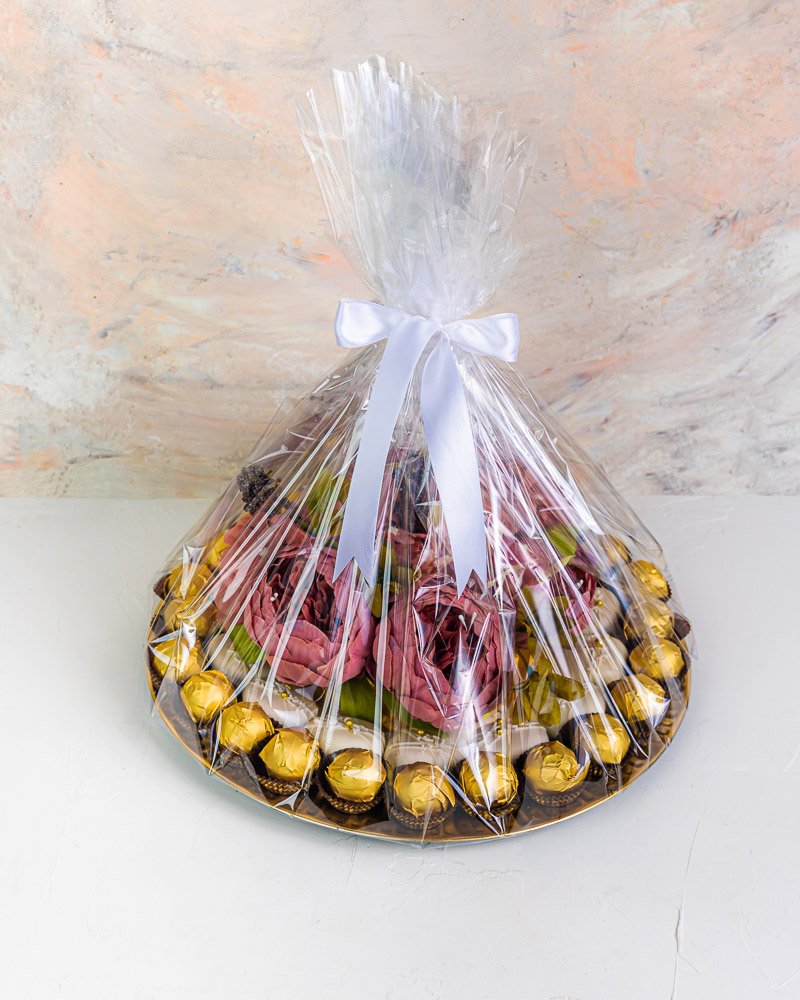 Floral Diwali Tray by NJD
