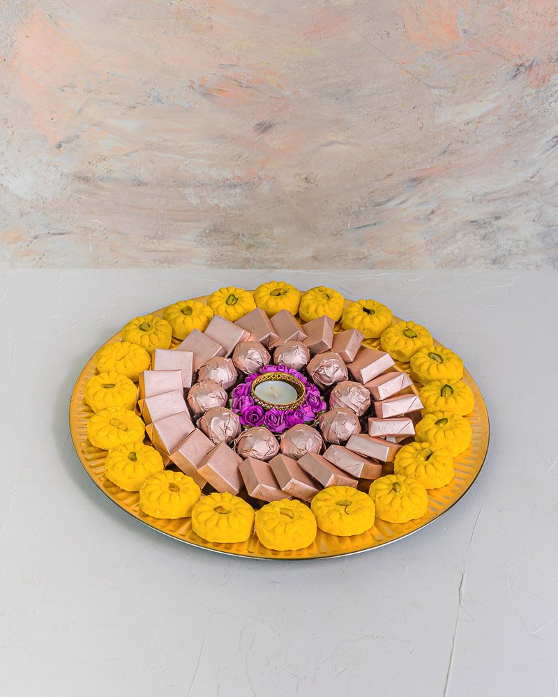 Gift Tray with Diya