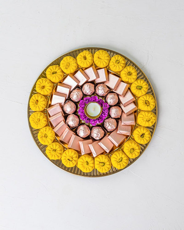 Gift Tray with Diya