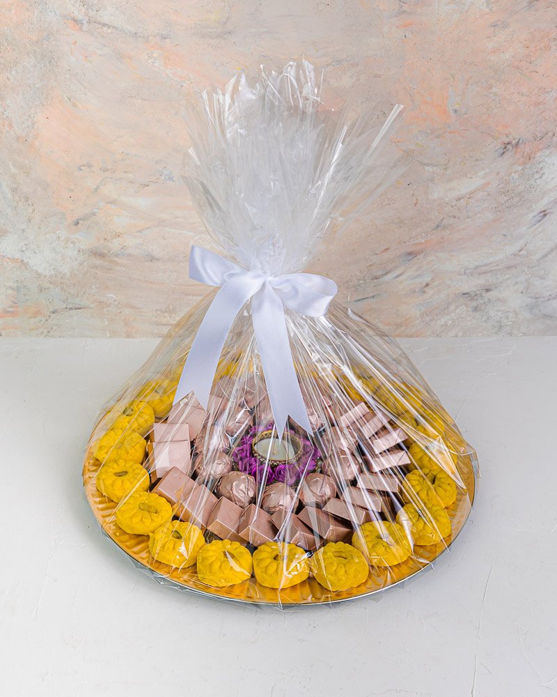 Gift Tray with Diya