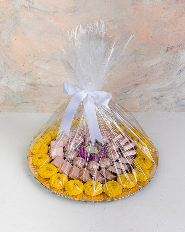 Gift Tray with Diya