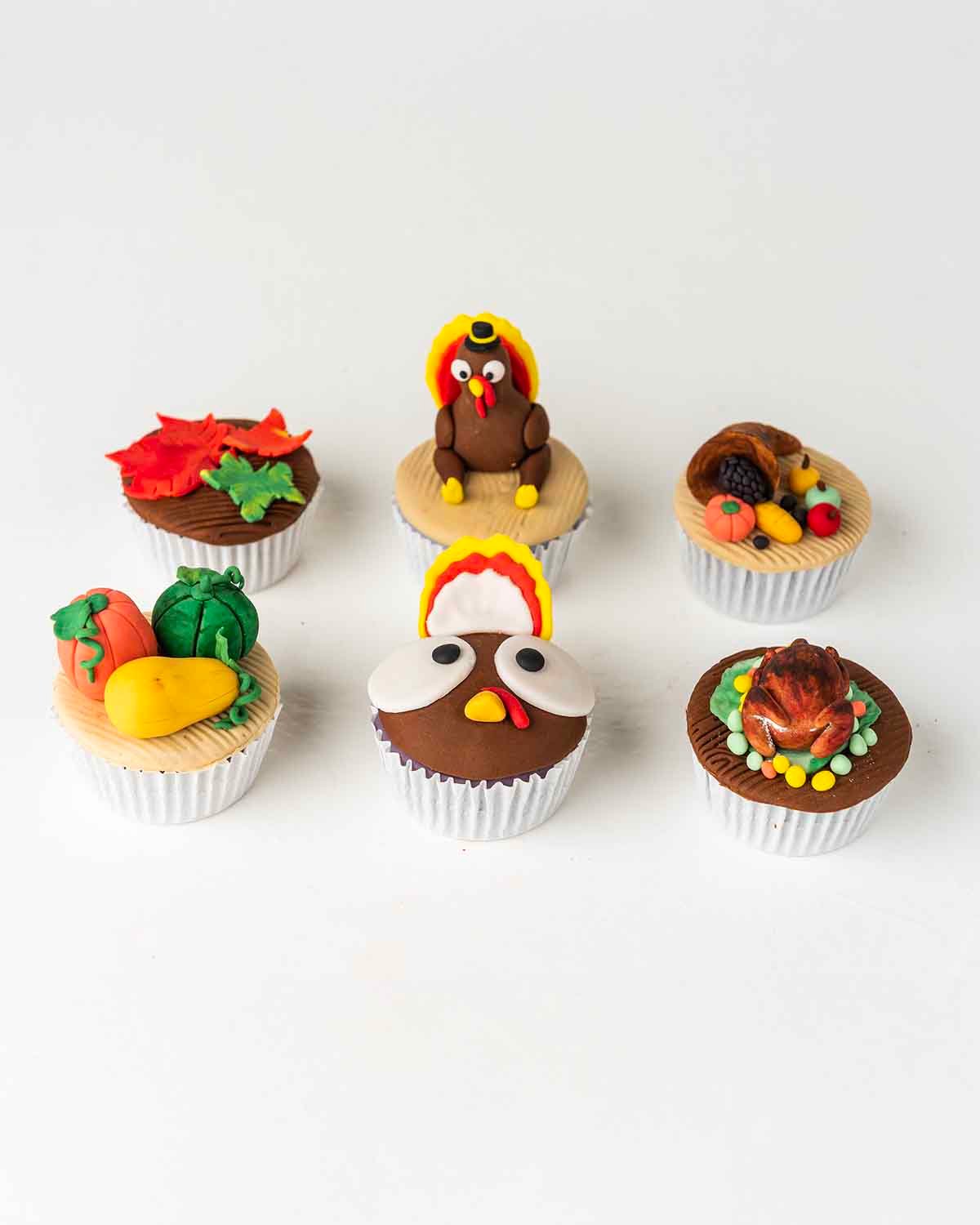 Thanksgiving Cupcakes by NJD