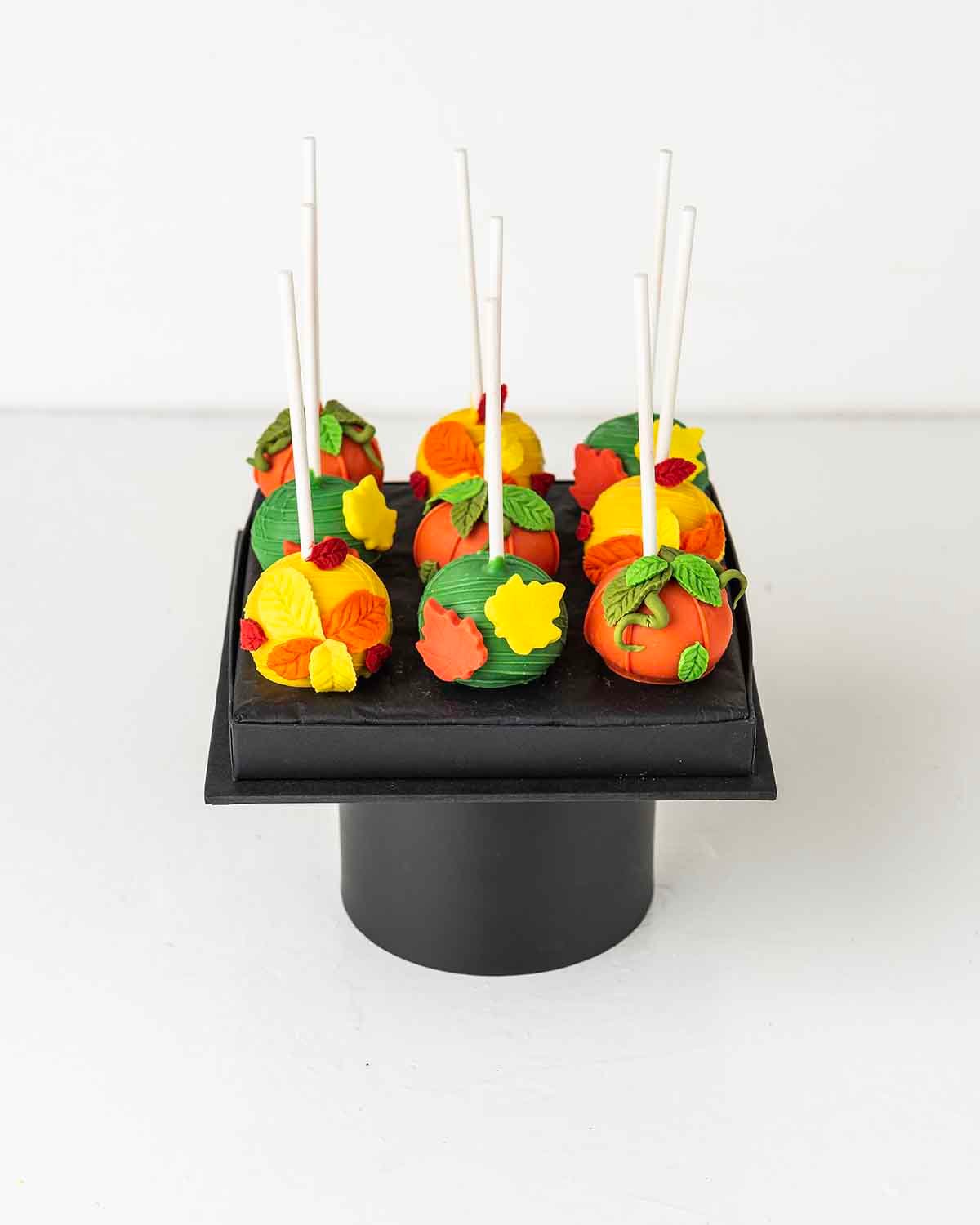 Fall Theme Cake pops by NJD