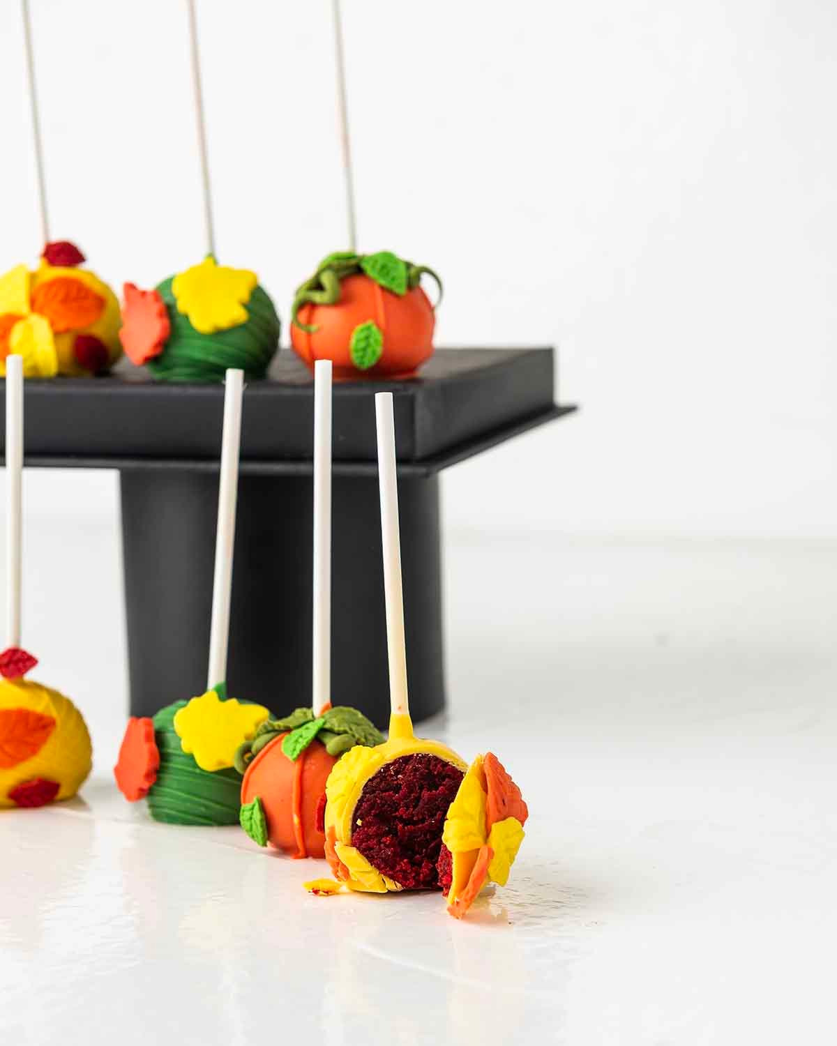 Fall Theme Cake pops by NJD