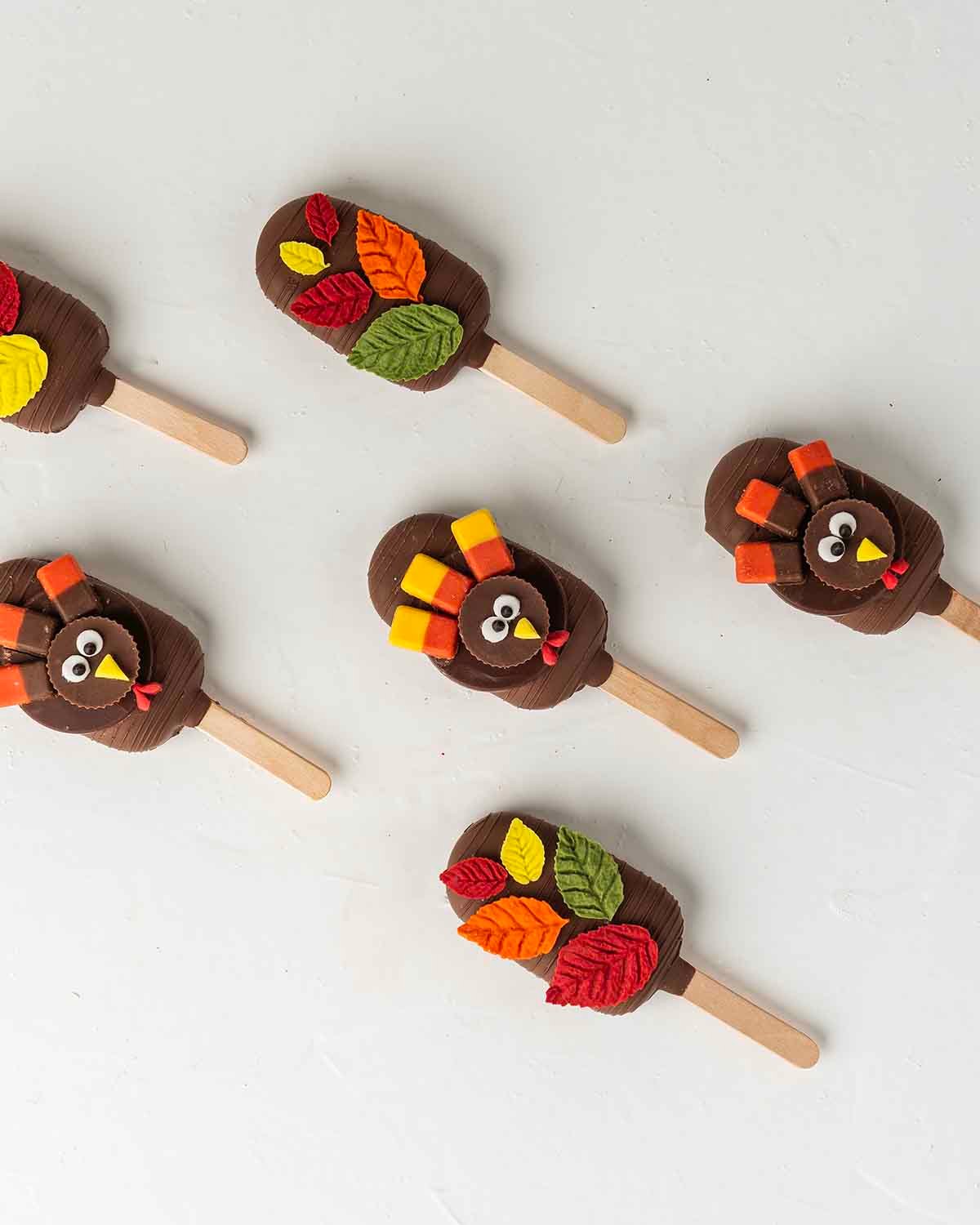 Turkey theme Cakesicles by NJD