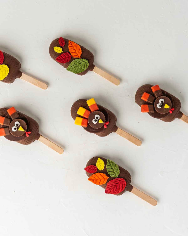 Turkey theme Cakesicles by NJD