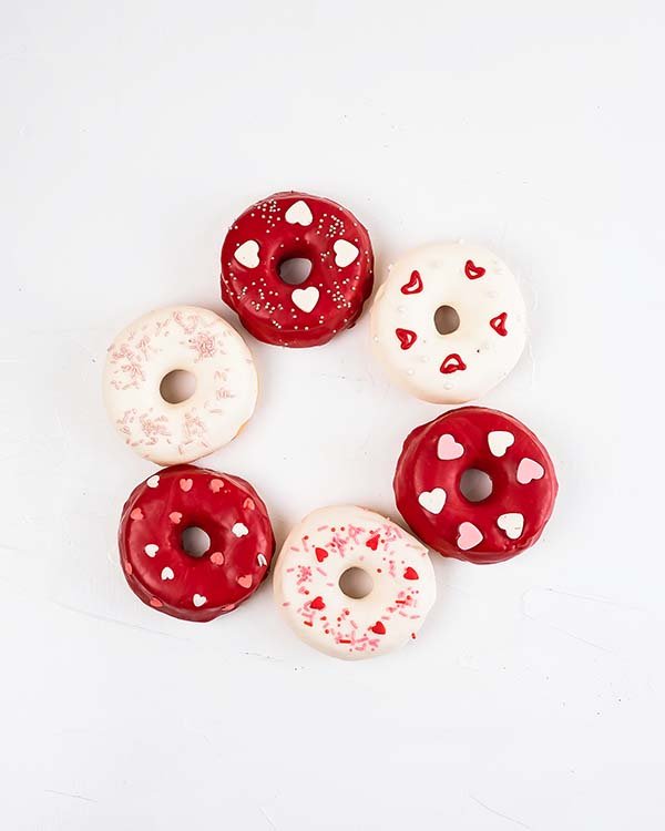 Red and White Donuts by NJD