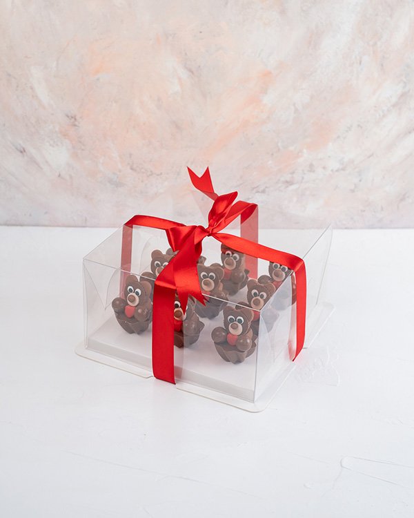9 Assorted Chocolate Teddies by NJD