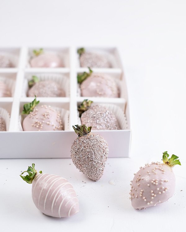 Sparkling Chocolate Covered Strawberries by NJD