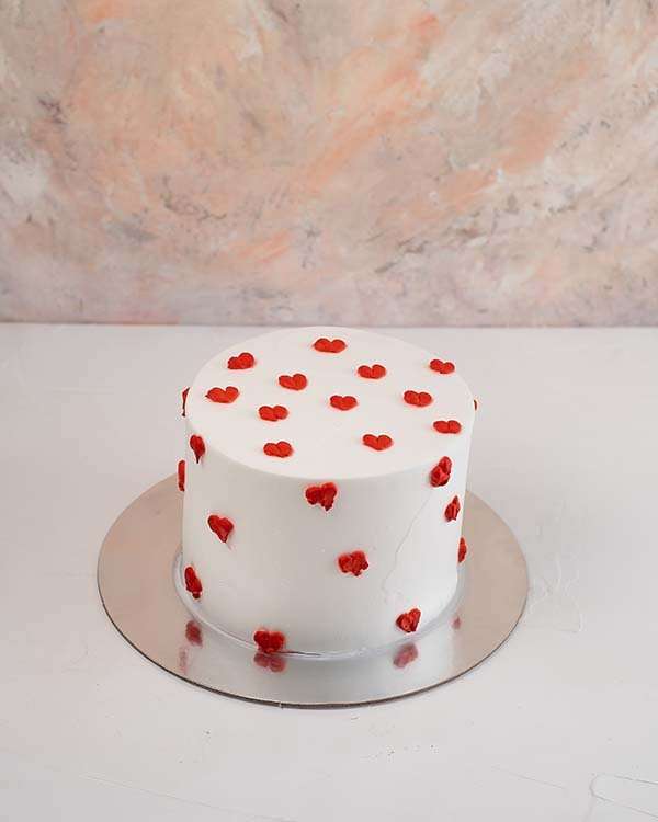 White Cakes with Hearts by NJD