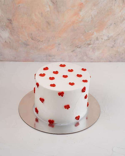 White Cakes with Hearts by NJD