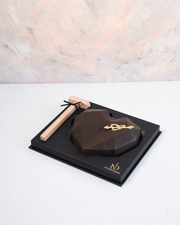 Dark Chocolate Smash Heart by NJD