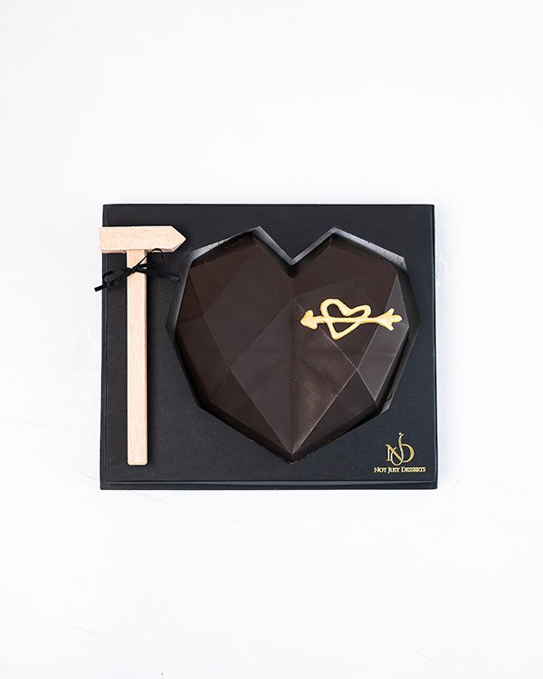 Dark Chocolate Smash Heart by NJD