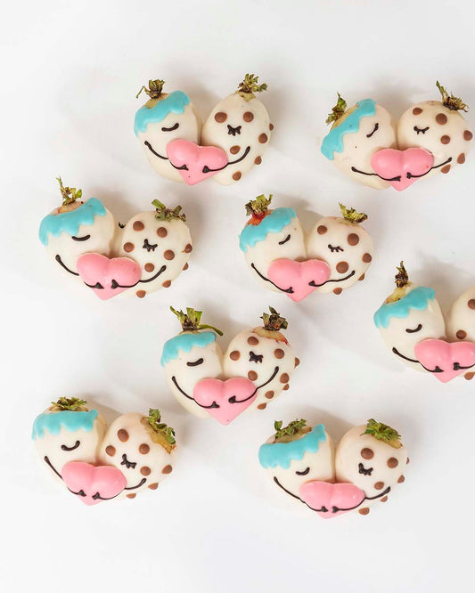 Hugging Chocolate Covered Designer Strawberries by NJD