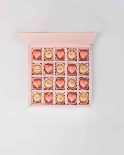 Cute Hearts and Truffles 20pcs Chocolate Gift Box