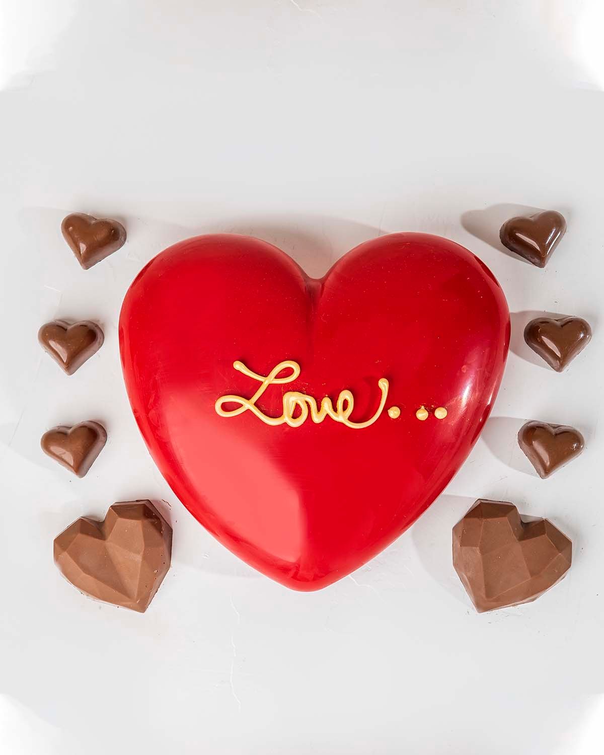 Valentines Special Large and Small Assorted Hearts by NJD