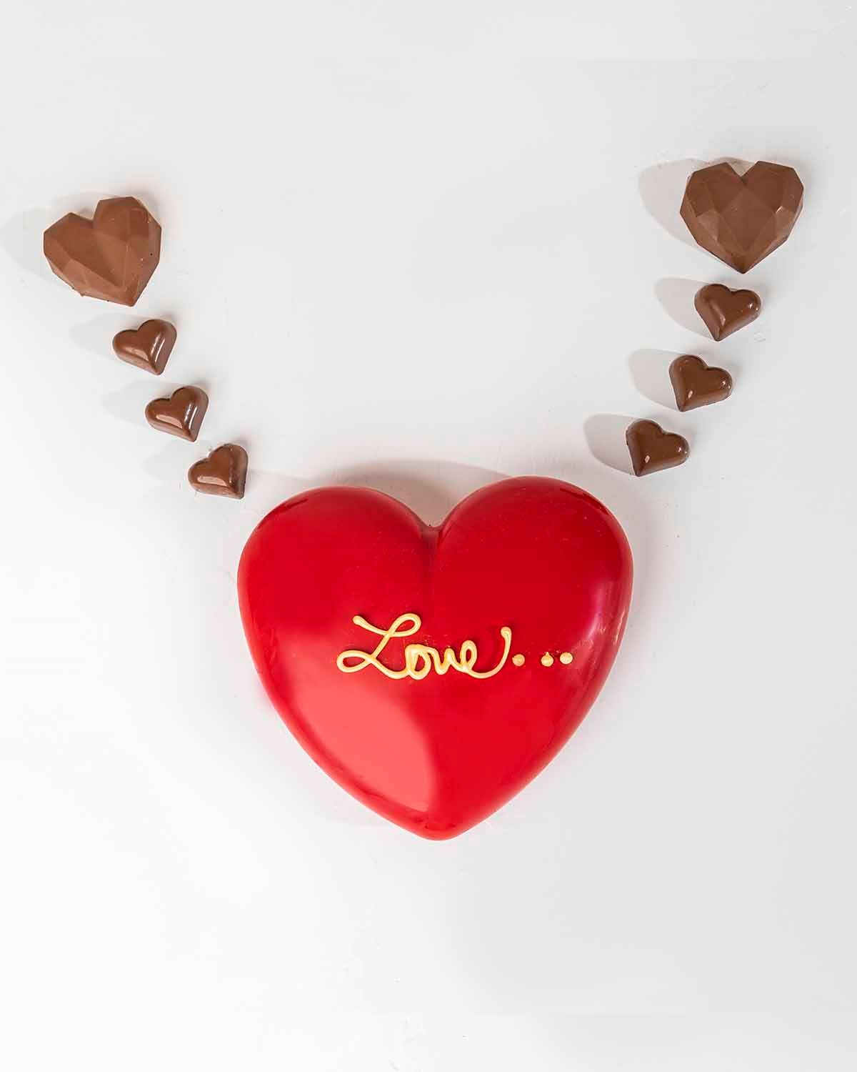 Valentines Special Large and Small Assorted Hearts by NJD