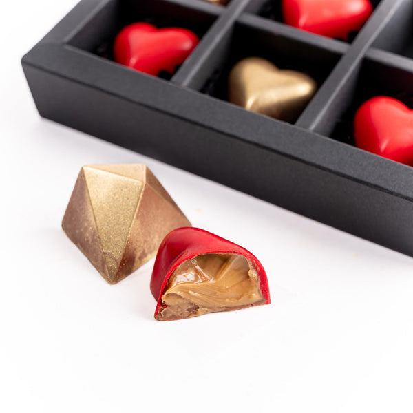 Hearts and Gems 6pc Chocolates Gift Box