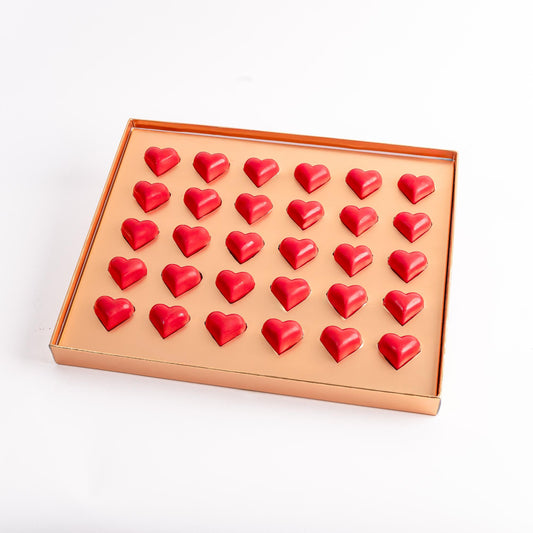 Ruby Heart Luxury Chocolates 30pc Gift Box