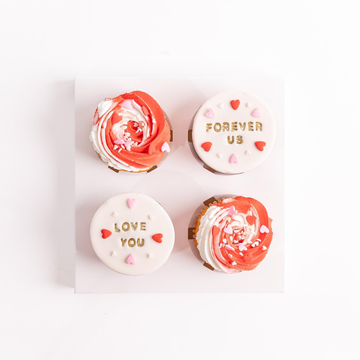 Love Celebration Cupcakes 4pc Gift