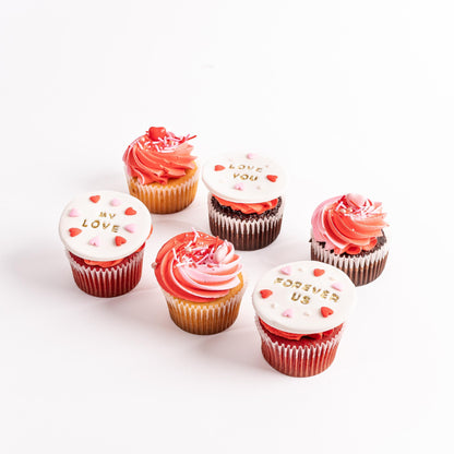 Love Celebration Cupcakes 6pc Gift
