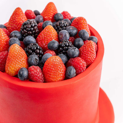 Rouge Cake with Fresh Summer Berries 1kg
