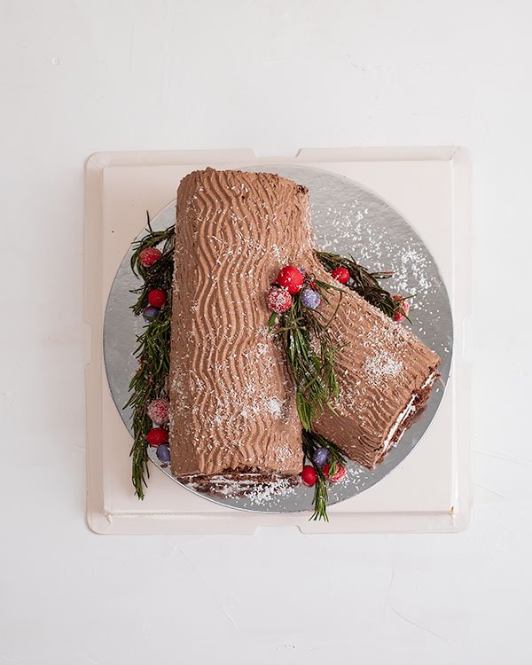 Yule log Cake by NJD