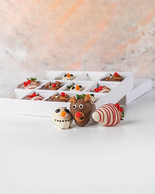 Assorted Christmas Strawberries Collection  by NJD