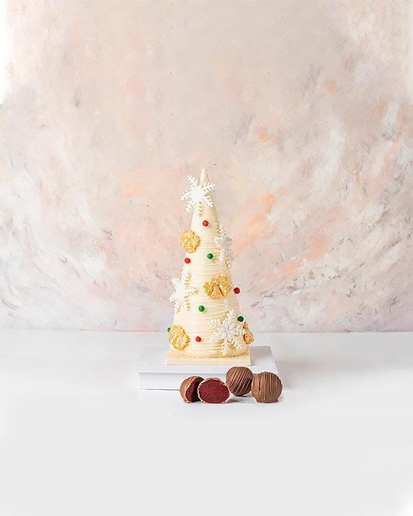 White Christmas Tree By NJD