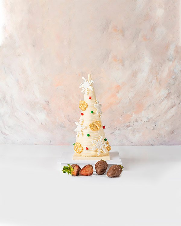 White Christmas Tree By NJD