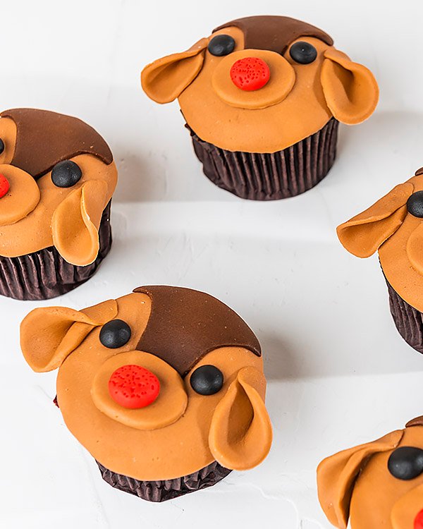 Cute Reindeer Cupcakes  by NJD