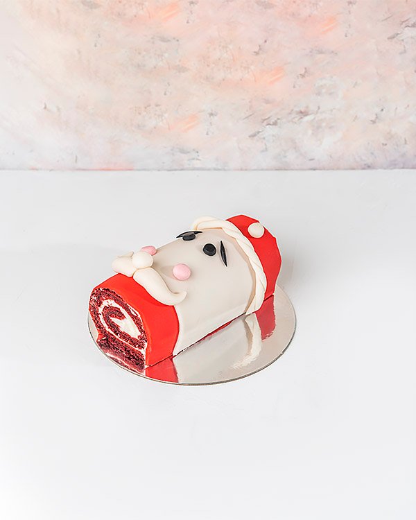 Red Velvet Log Cake by NJD