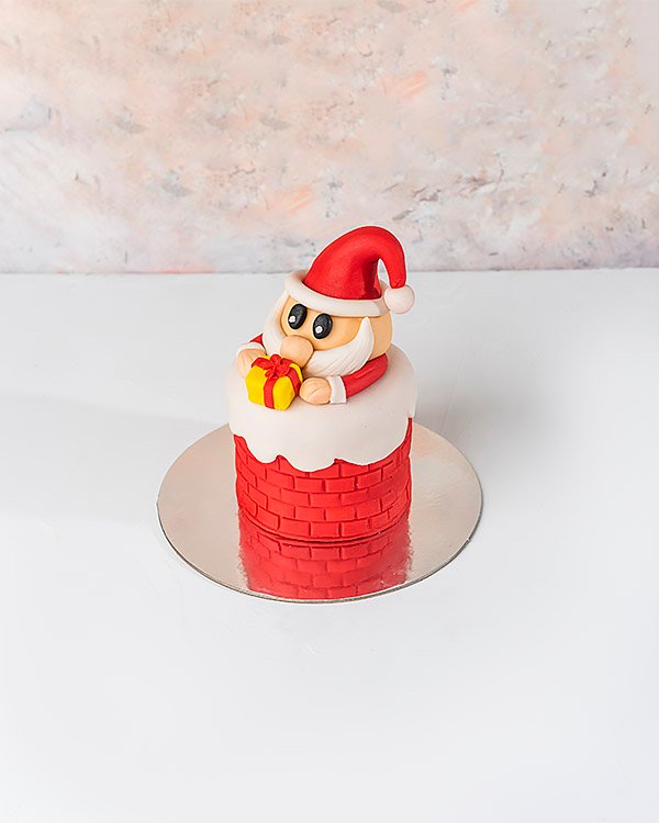 Santa in Chimney Cake by NJD
