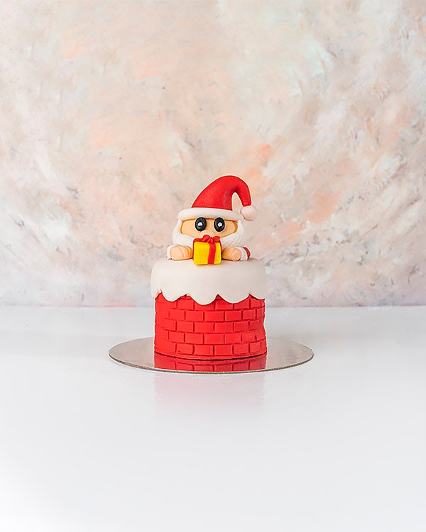Santa in Chimney Cake by NJD